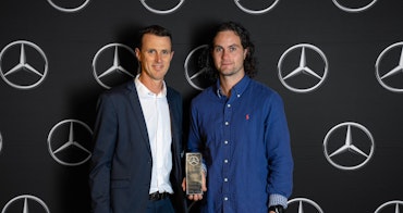 Mac Sykes of of Keith Andrews Whangarei awarded Mercedes-Benz Service Manager of the Year.
