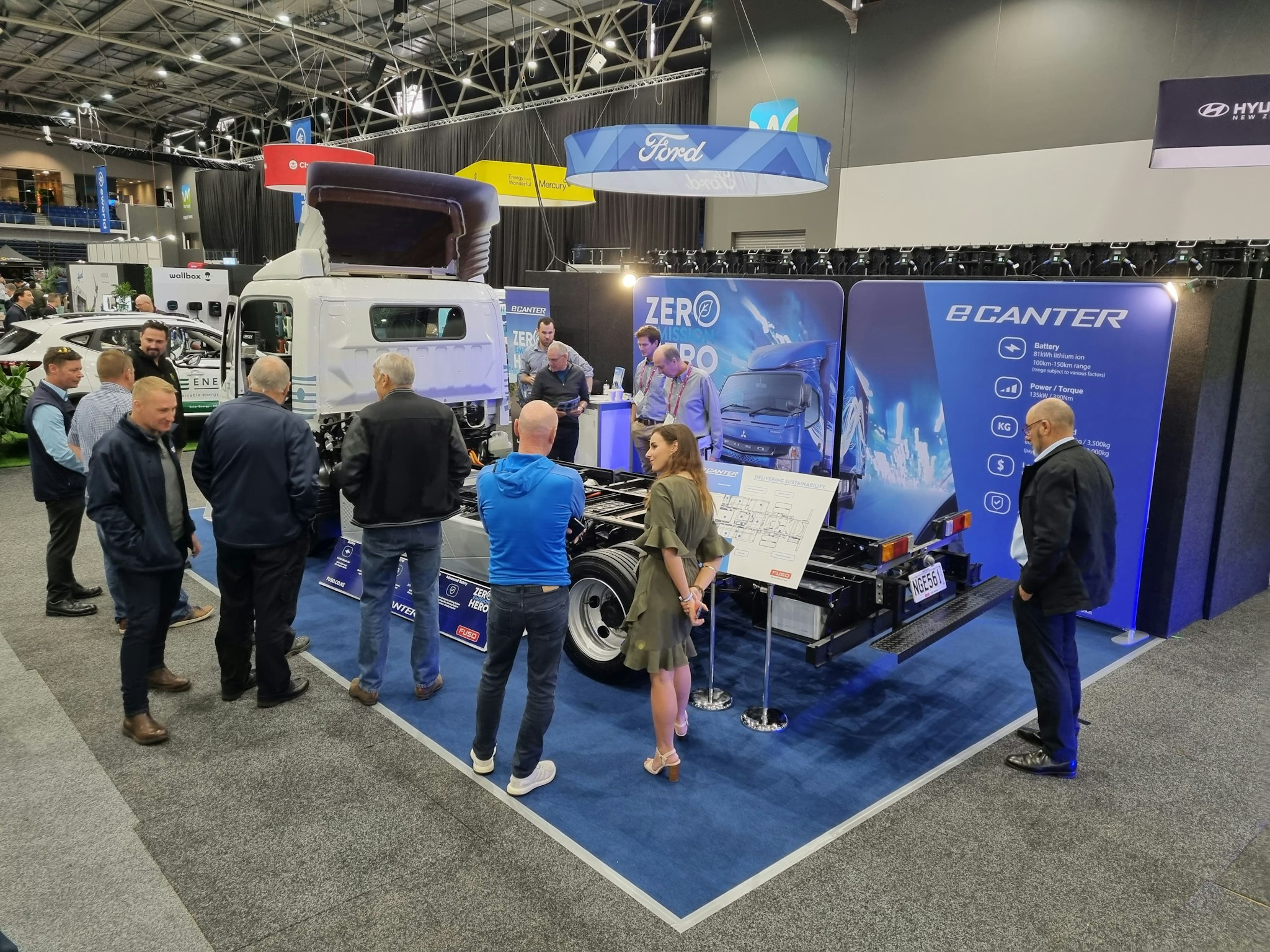 FUSO eCanter at eWorld Expo in Auckland available at Keith Andrews.