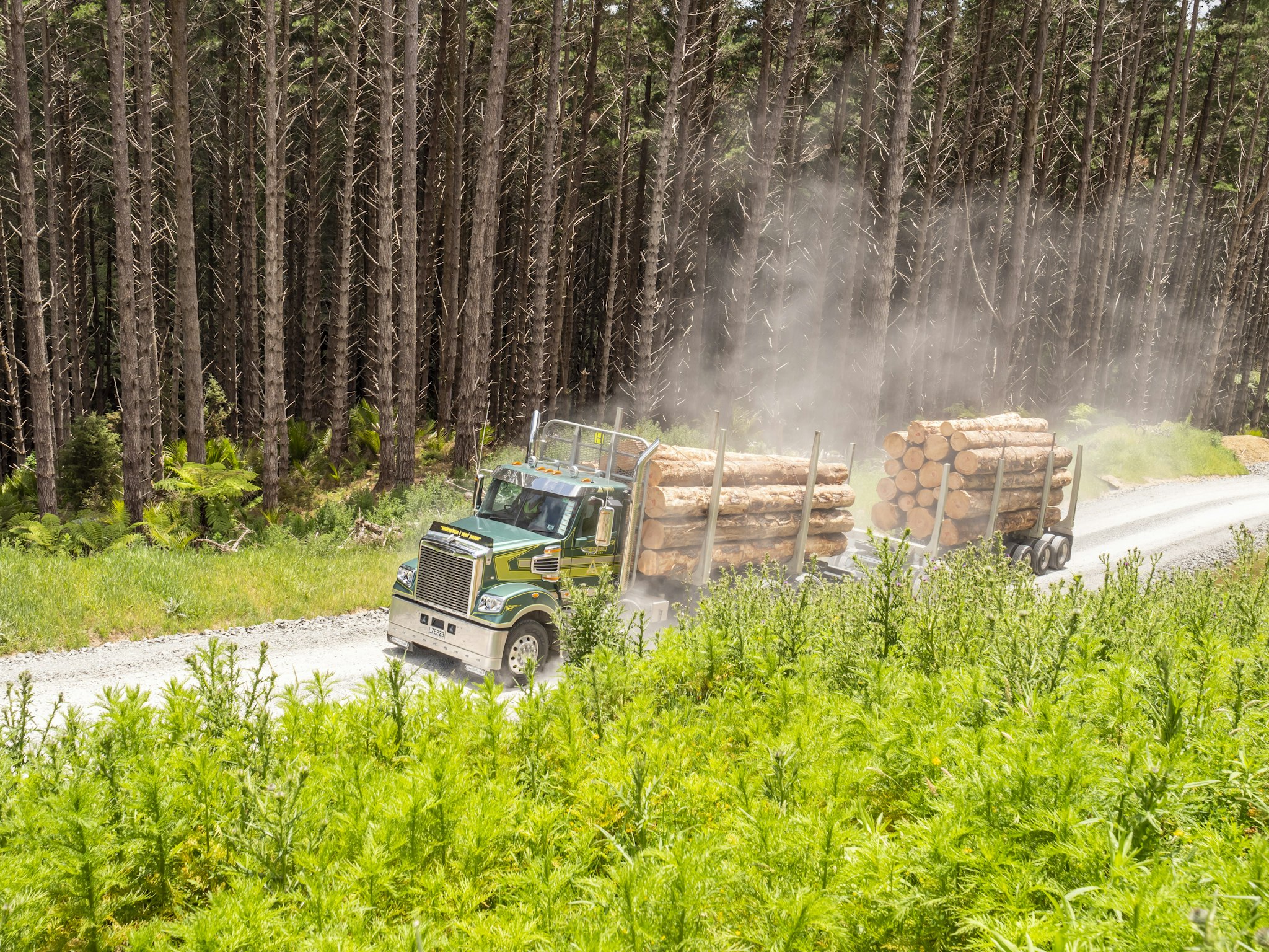 Matt Lusty Freightliner Coronado logging truck from Keith Andrews.
