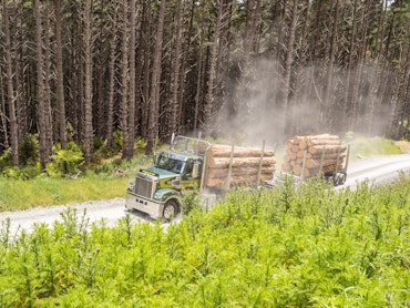 Matt Lusty Freightliner Coronado logging truck from Keith Andrews.