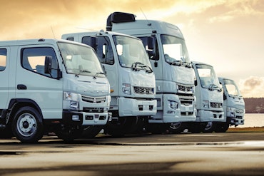 FUSO truck lineup from Keith Andrews.