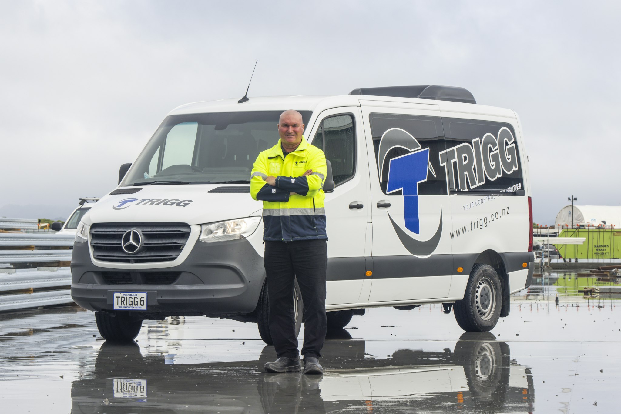 Trigg Construction's Mercedes-Benz Sprinter bus from Keith Andrews.