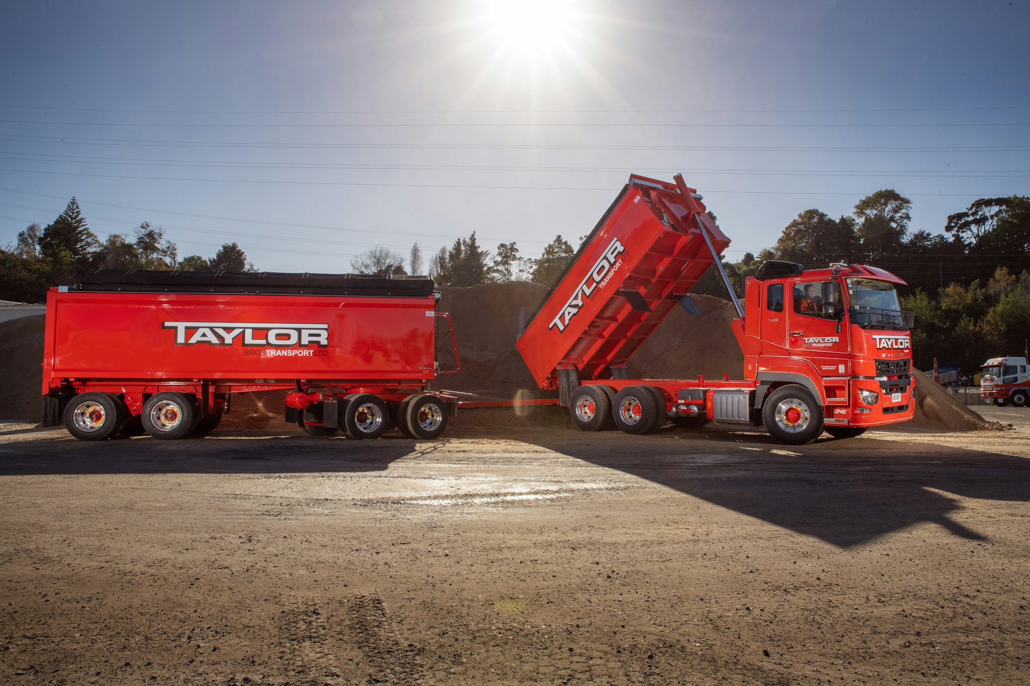 Taylor Bros FUSO Shogun 510 6x4 Tipper from Keith Andrews.
