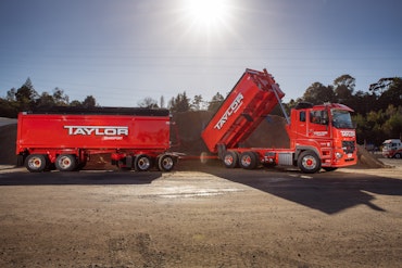 Taylor Bros FUSO Shogun 510 6x4 Tipper from Keith Andrews.