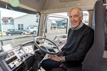 Conroy Removals boss David Conroy in FUSO Shogun from Keith Andrews.