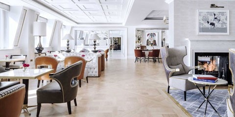 Inside of a lounge