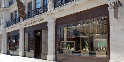 View of windows of a shop