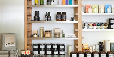 Shelfs of products