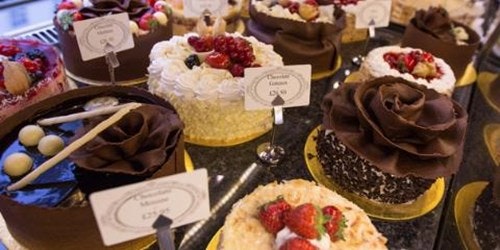 Variety of cakes