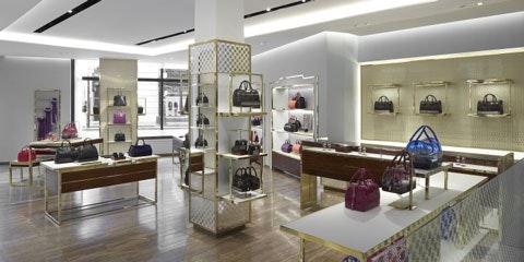 Inside view of Furla shop