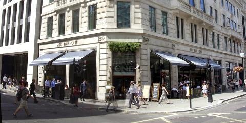 View of shop on highstreet