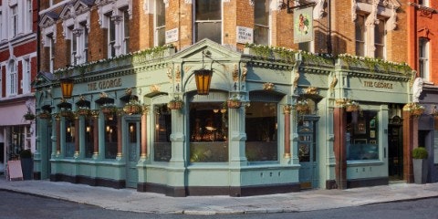 Outside of pub