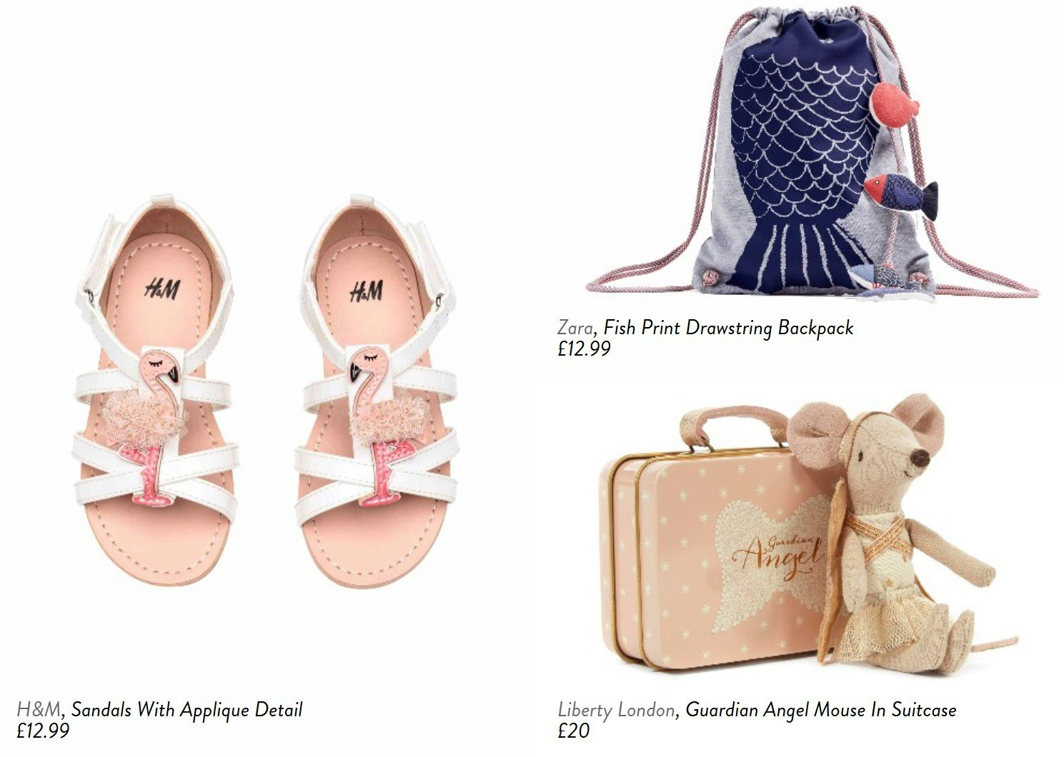 Grid of holiday products