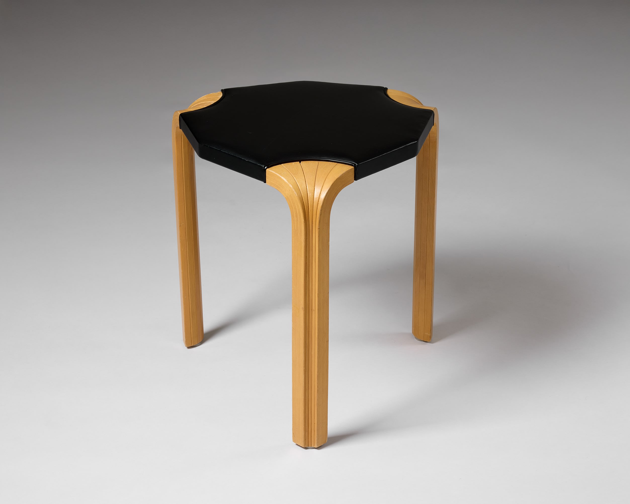 Stool, model X602 designed by Alvar Aalto, Finland, 1950s