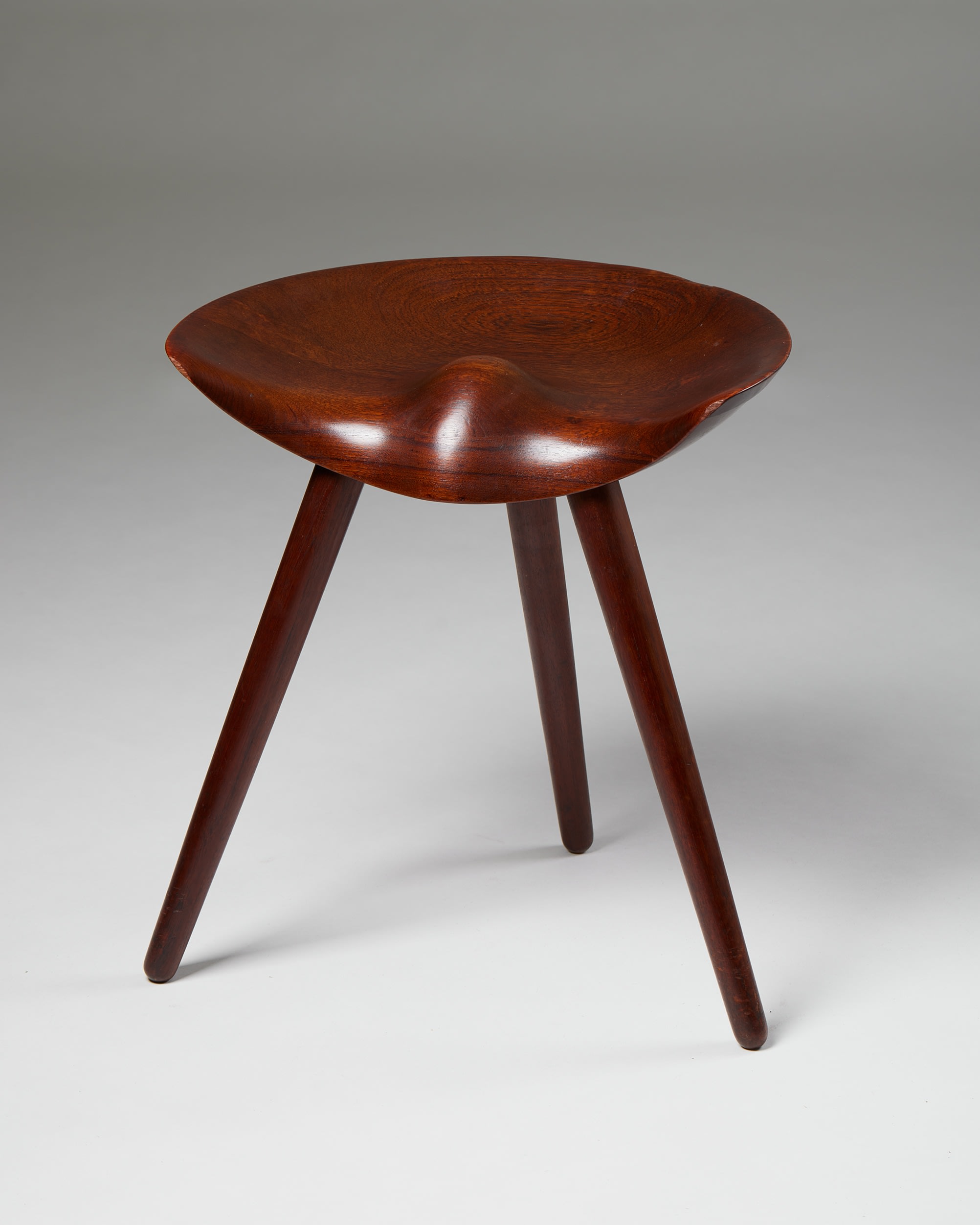 Stool designed by Mogens Lassen, Denmark, 1942