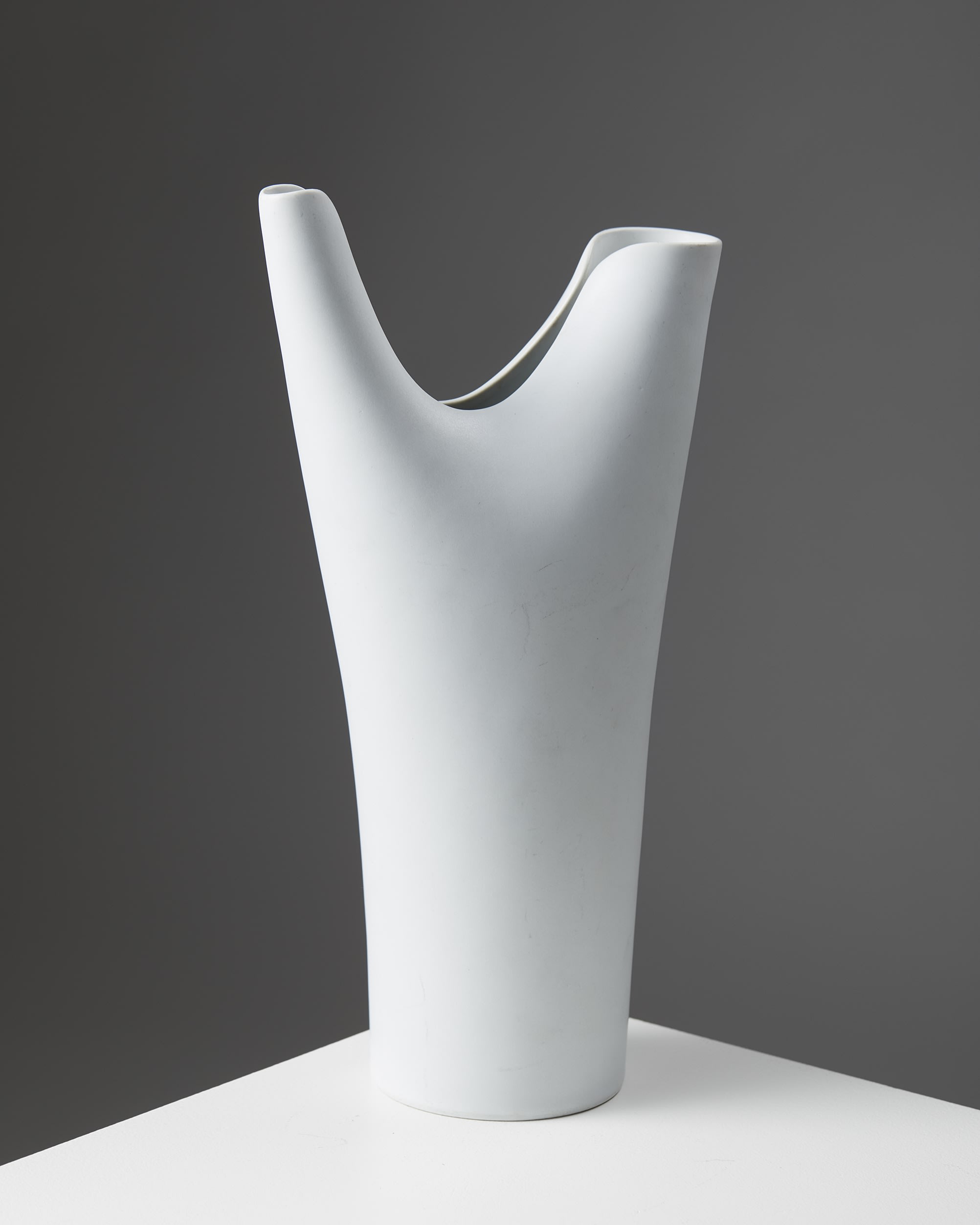 レアStig Lindberg Veckla(GUSTAVSBERG北欧イームズ Vase “Veckla” designed by Stig Lindberg, Sweden, 1940's.