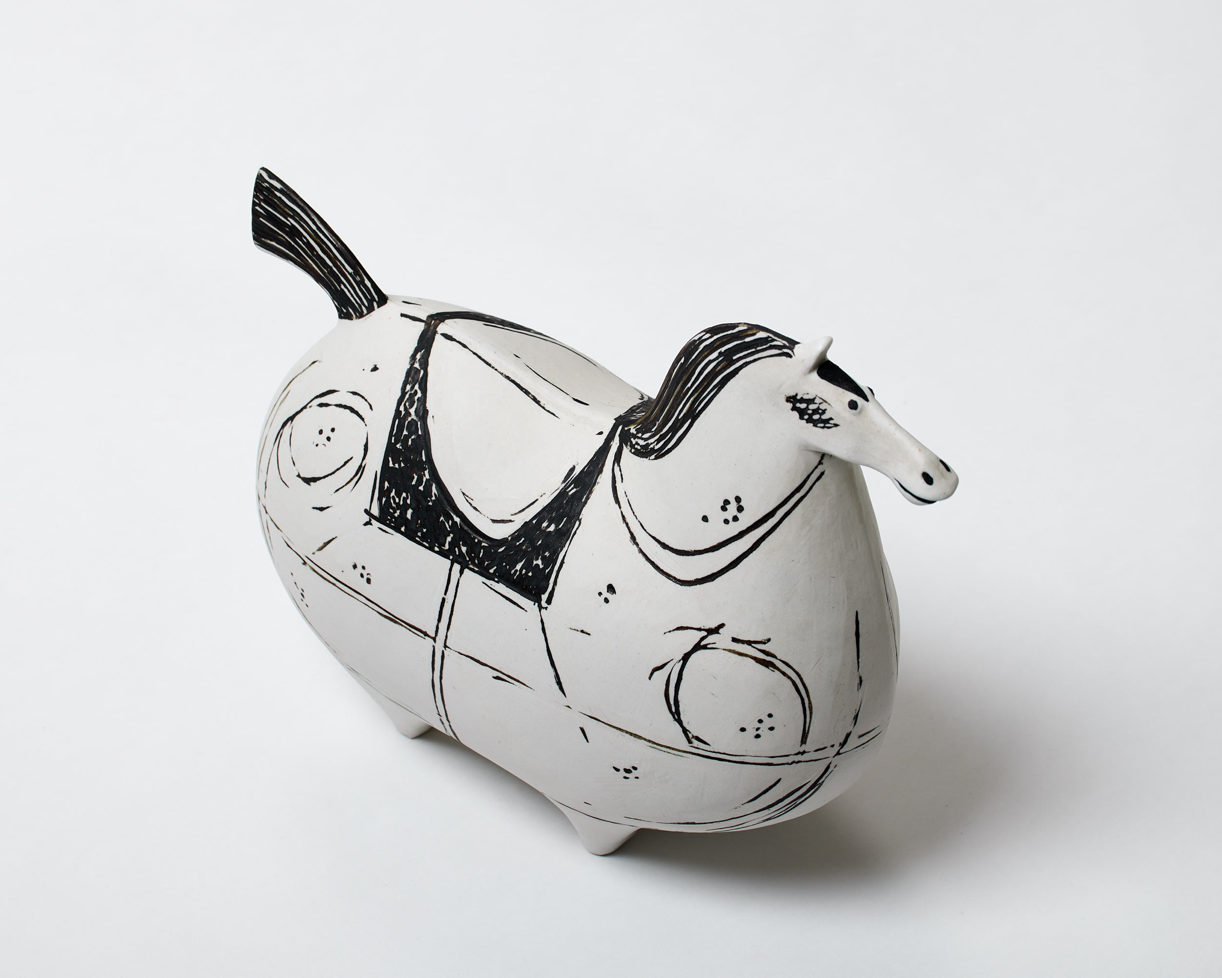 Sculpture 'Springare' designed by Stig Lindberg, Sweden, 1950s