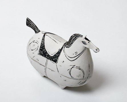 Sculpture 'Springare' designed by Stig Lindberg, Sweden, 1950s