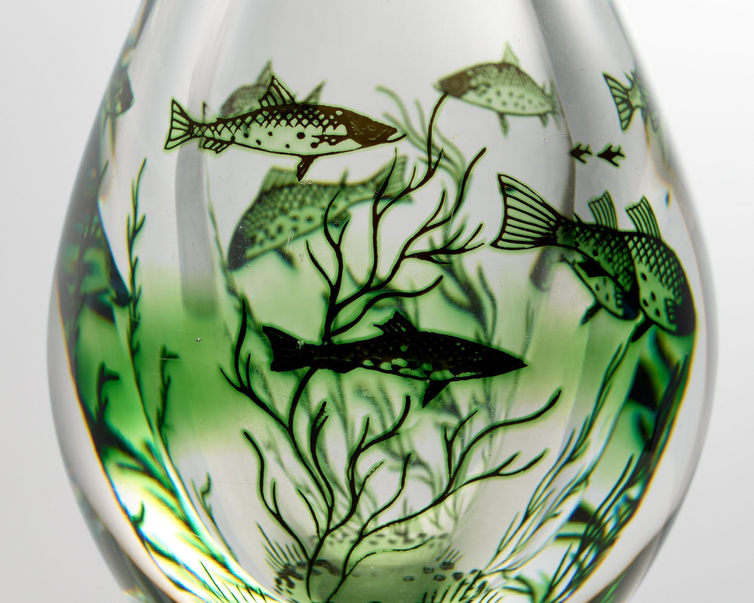 花瓶・フラワースタンド Orrefors Ingegerd Raman Pond vase Vase 'Pond' designed by Ingegerd Råman, Sweden, 2000s