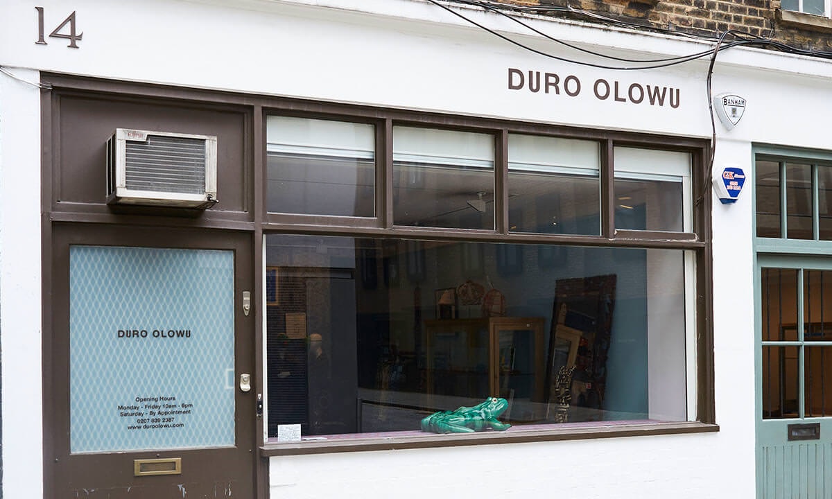 Store front in brown