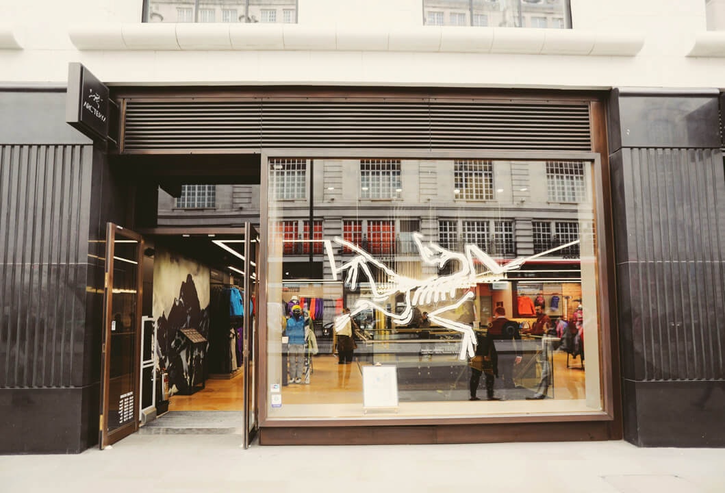 Outside view of a store