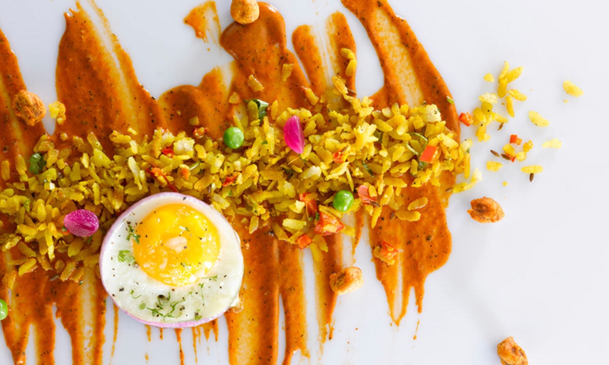 Egg and food