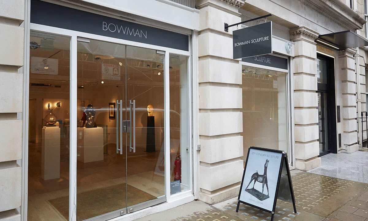 front of gallery