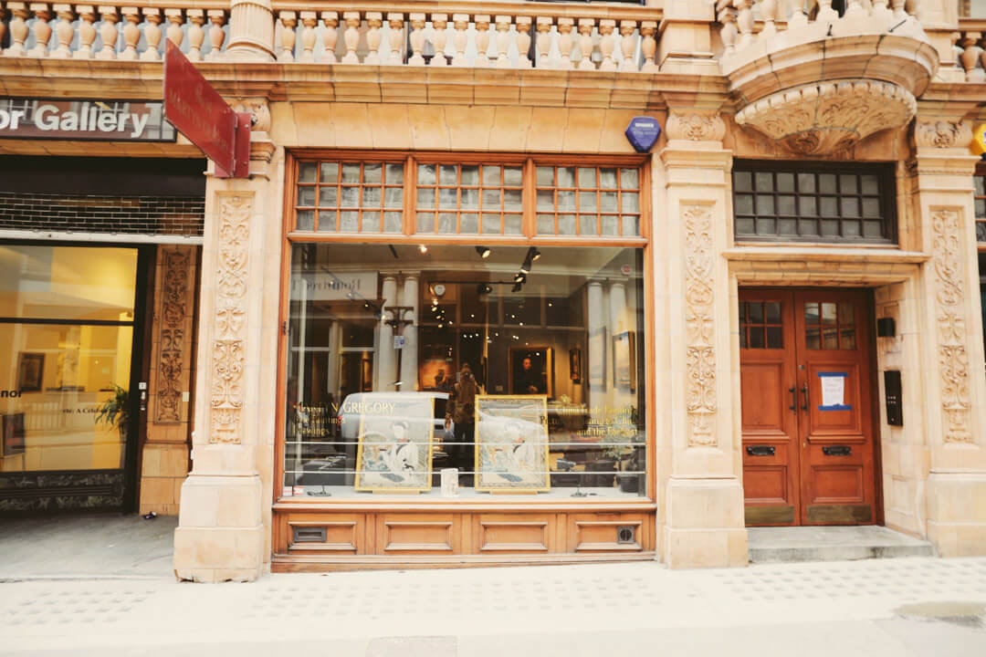 Shop window and door