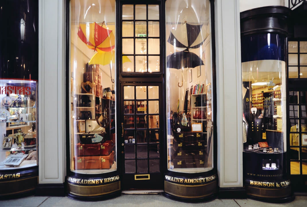 Front view of store