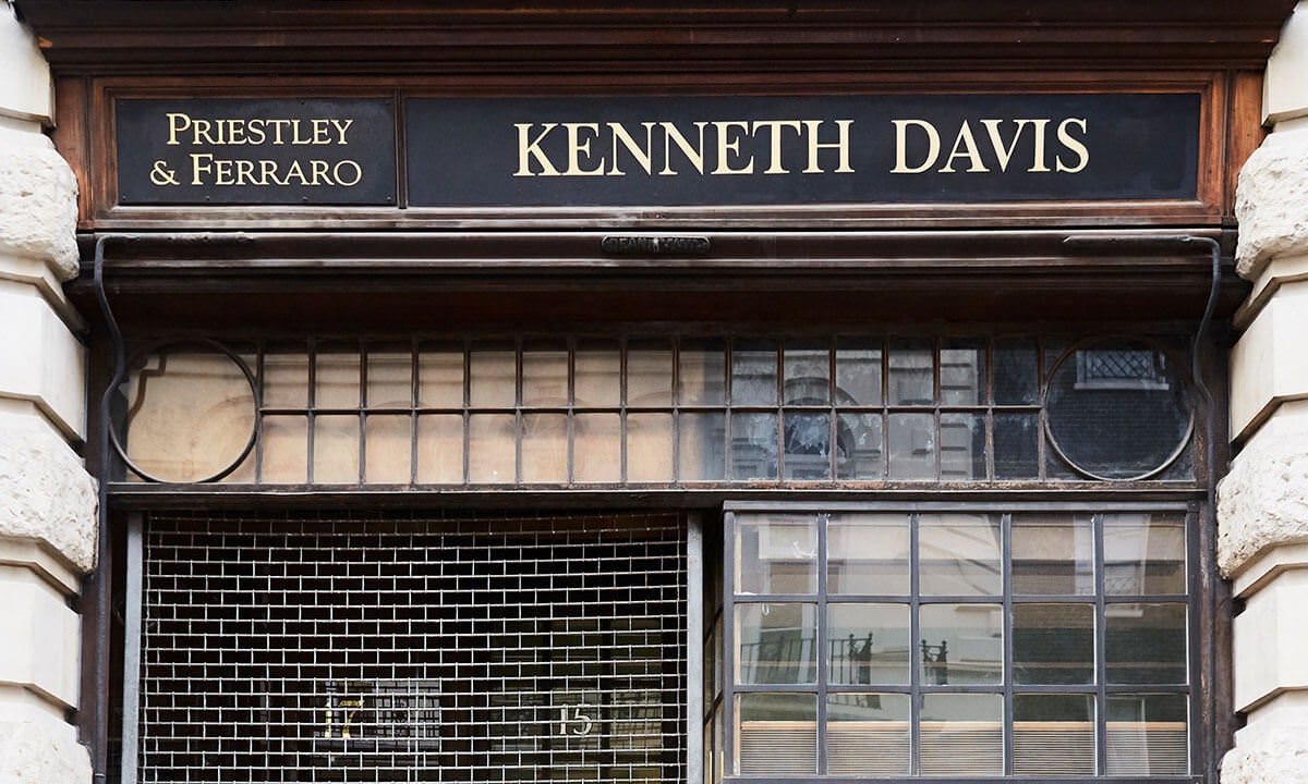 Kenneth Davis Logo on shop