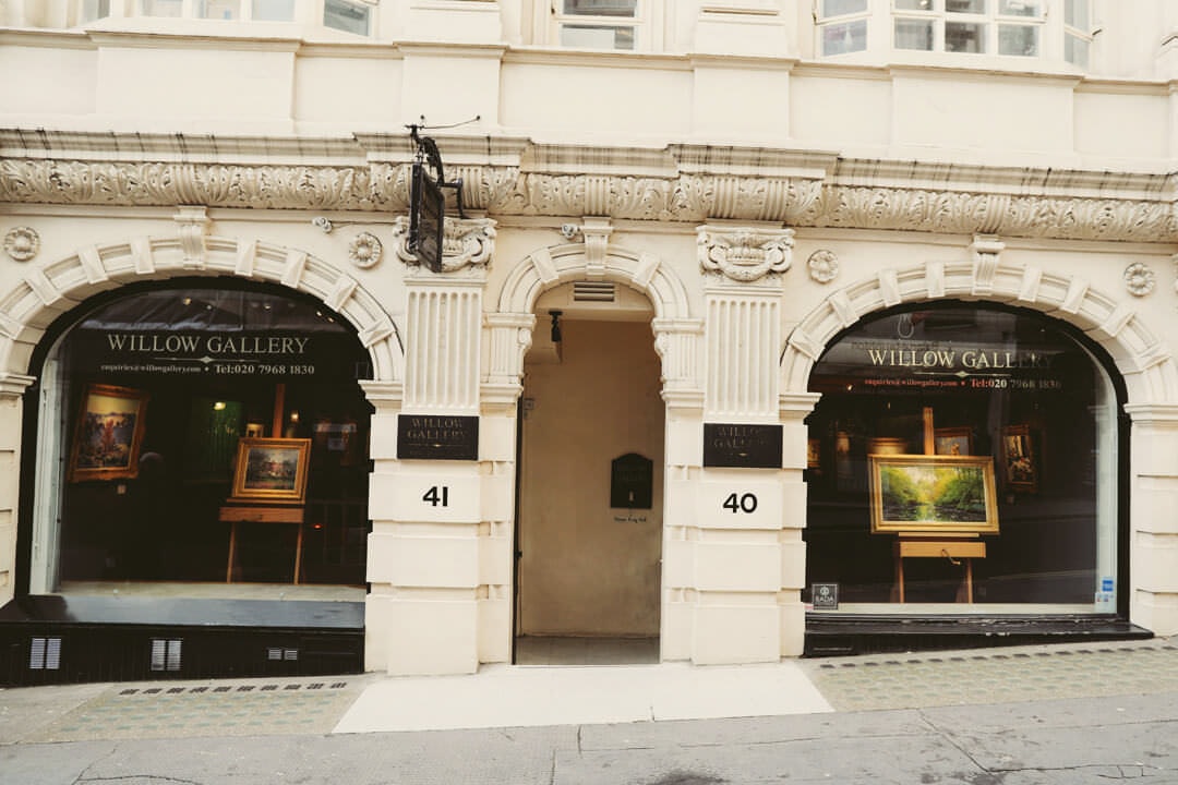 Front of the Willow Gallery