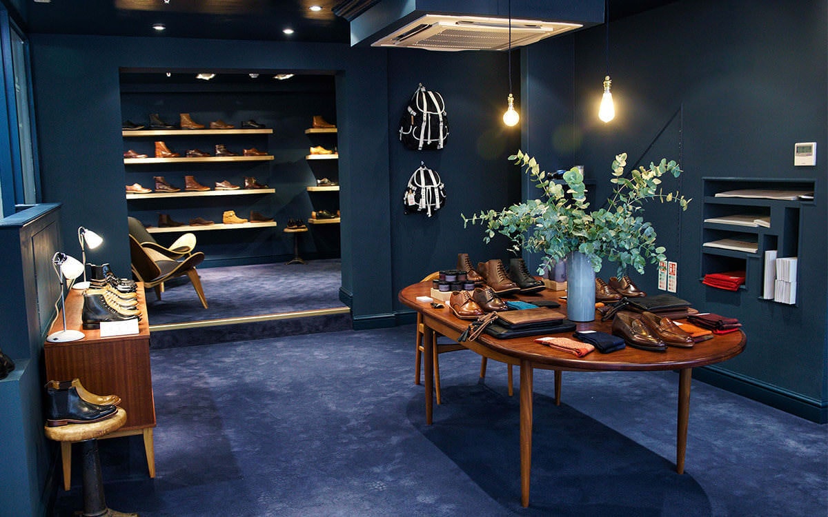 Room with leather products