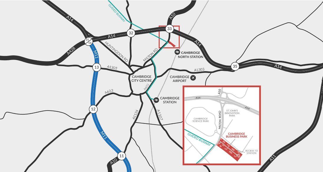 Map of Cambridge