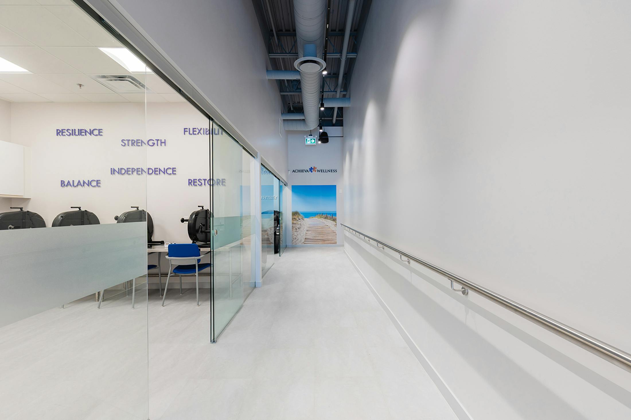 person having their back adjusted