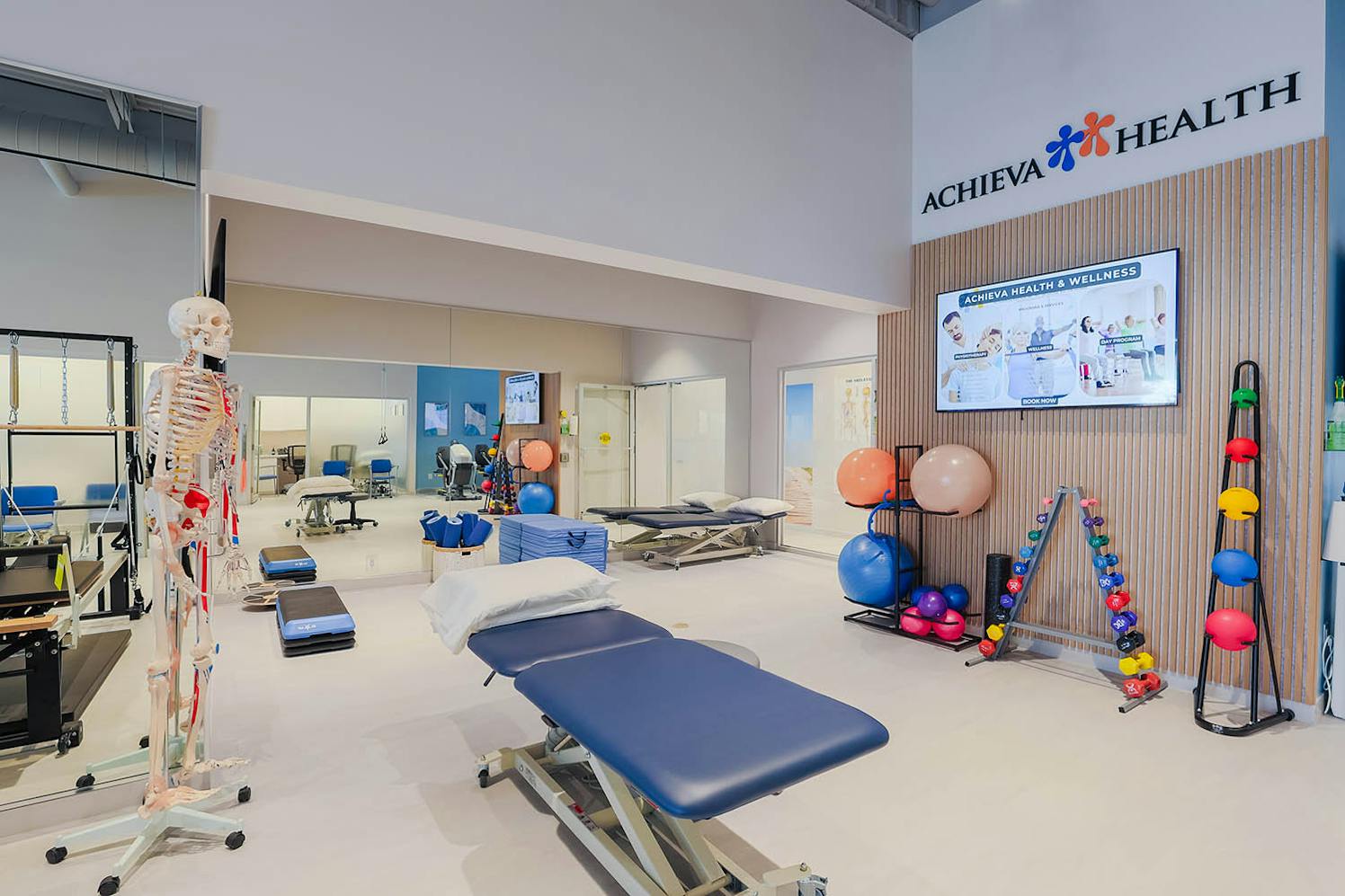 Interior of the ACHIEVA HEALTH Leaside location