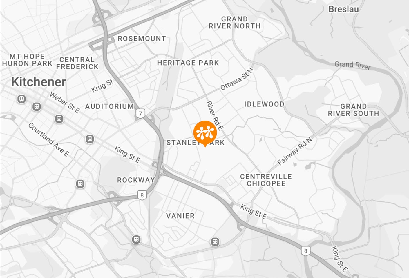 Kitchener map location