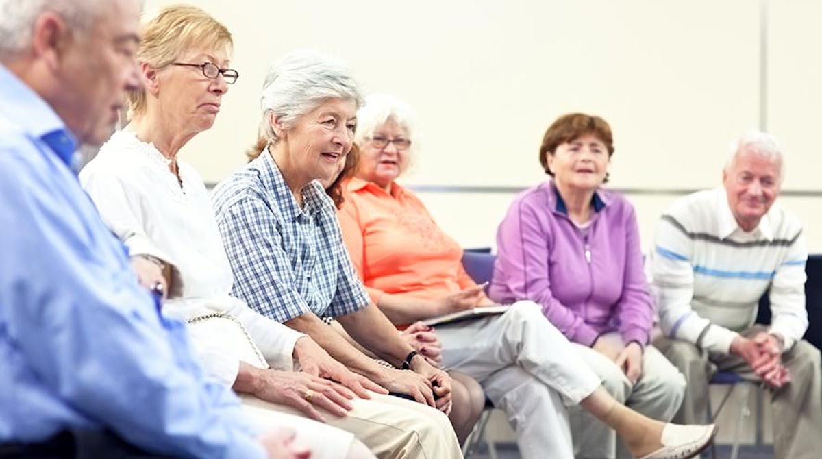 Older adults learning about lifestyle care