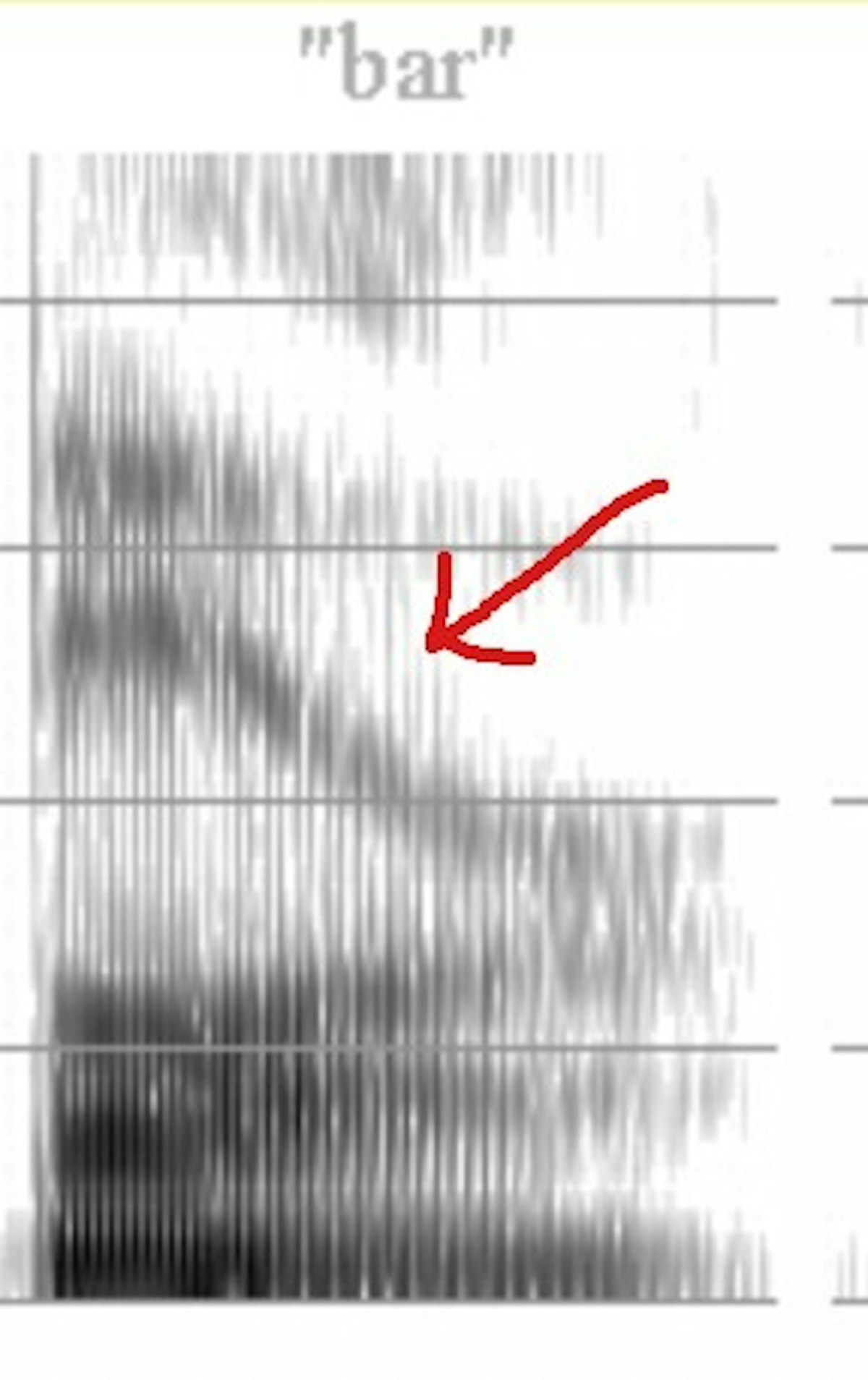 Image of a spectrogram