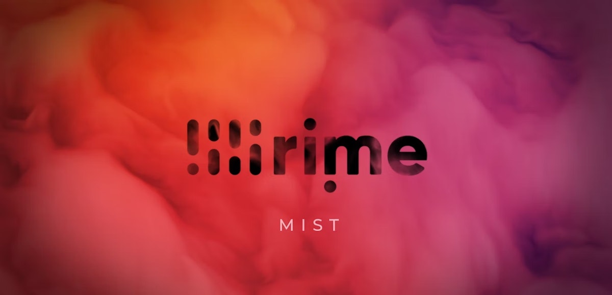 Rime's Mist TTS model announcement image