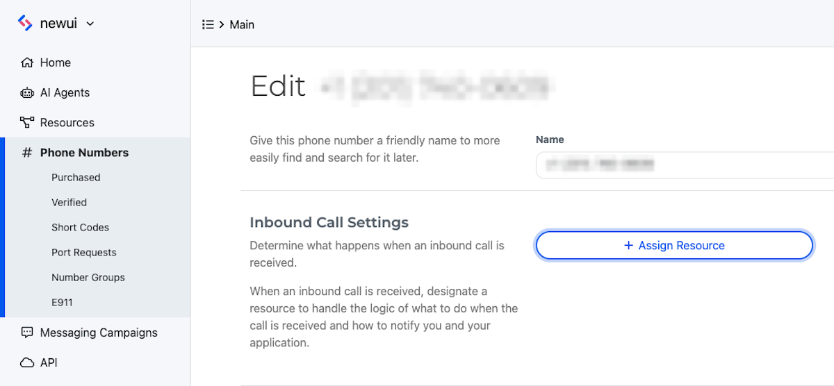 Edit Phone Number
