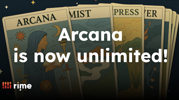 Arcana is now unlimited