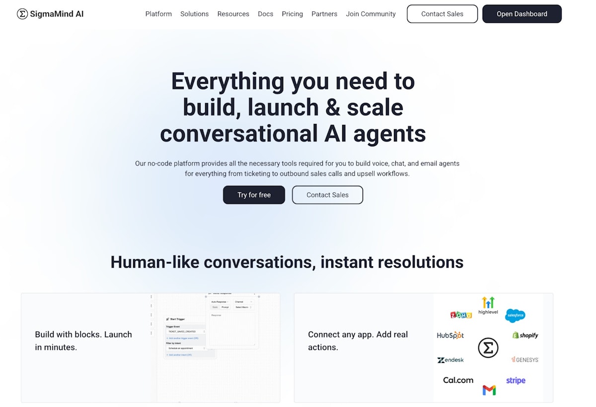 Rime and SigmaMind AI