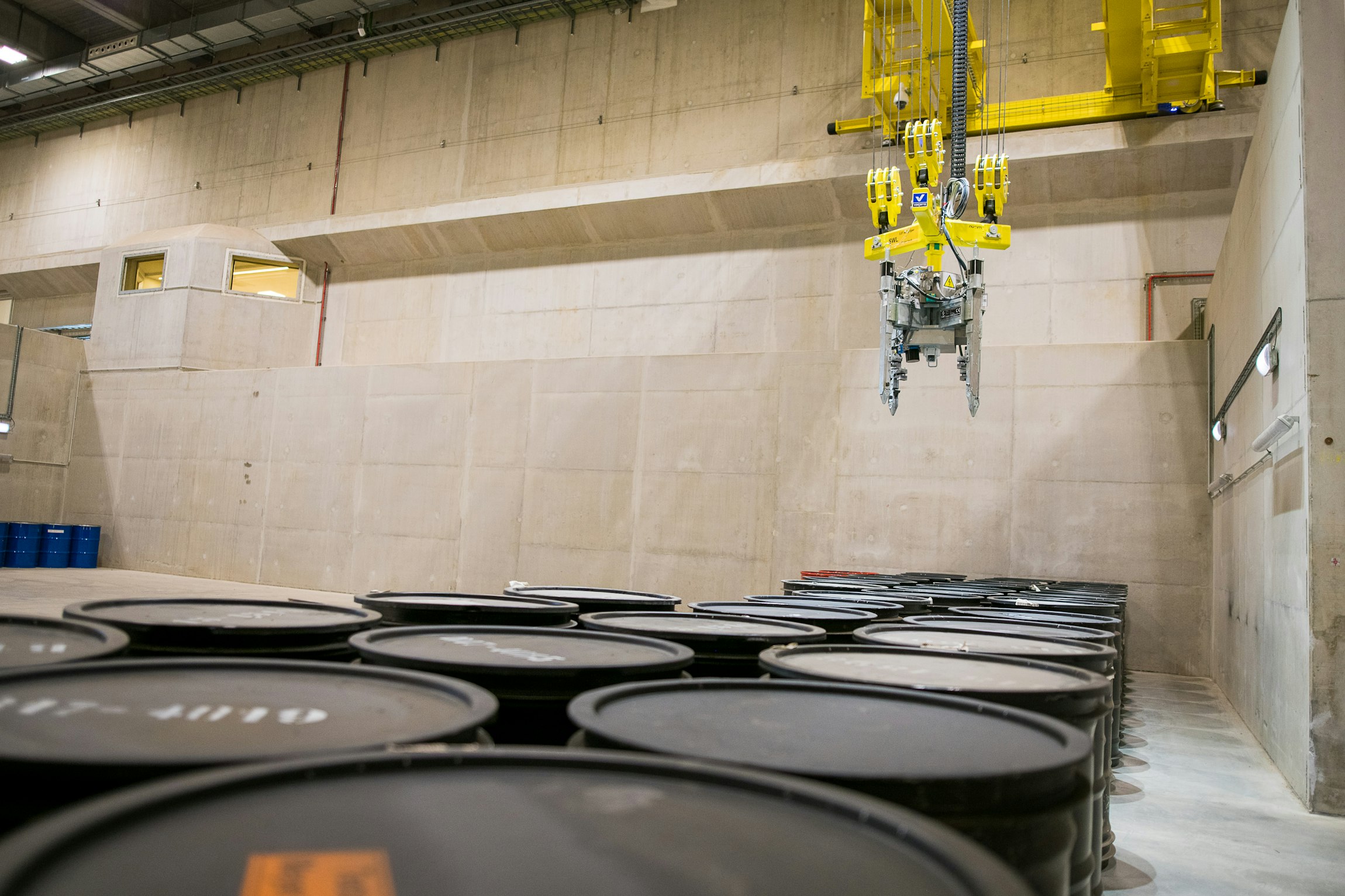 Déchets radioactifs pour le stockage en surface