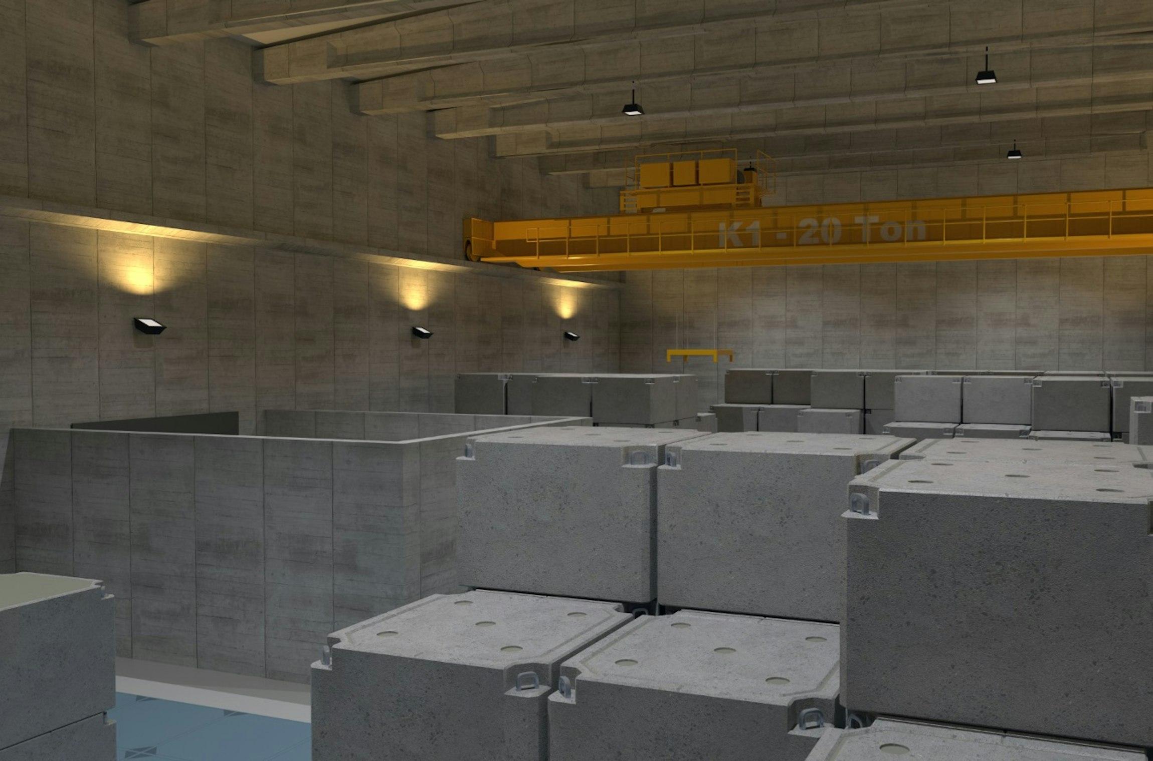 Monolithes pour le stockage en surface