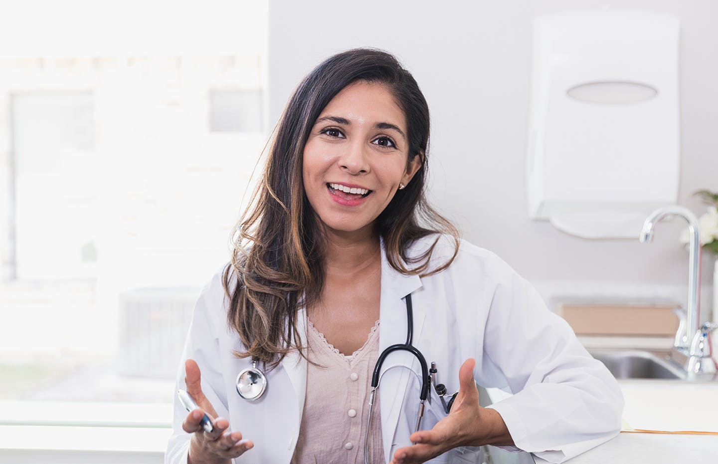doctor speaking