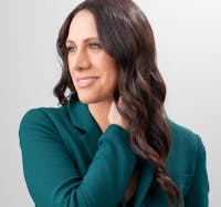 woman with long dark hair