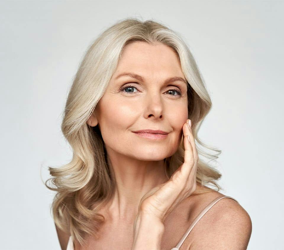 beautiful woman face portrait