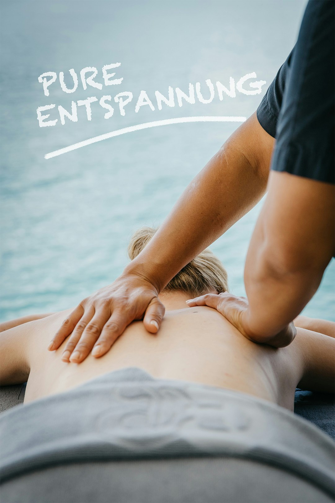 Massage im Pavillon beim Thunersee im BEATUS