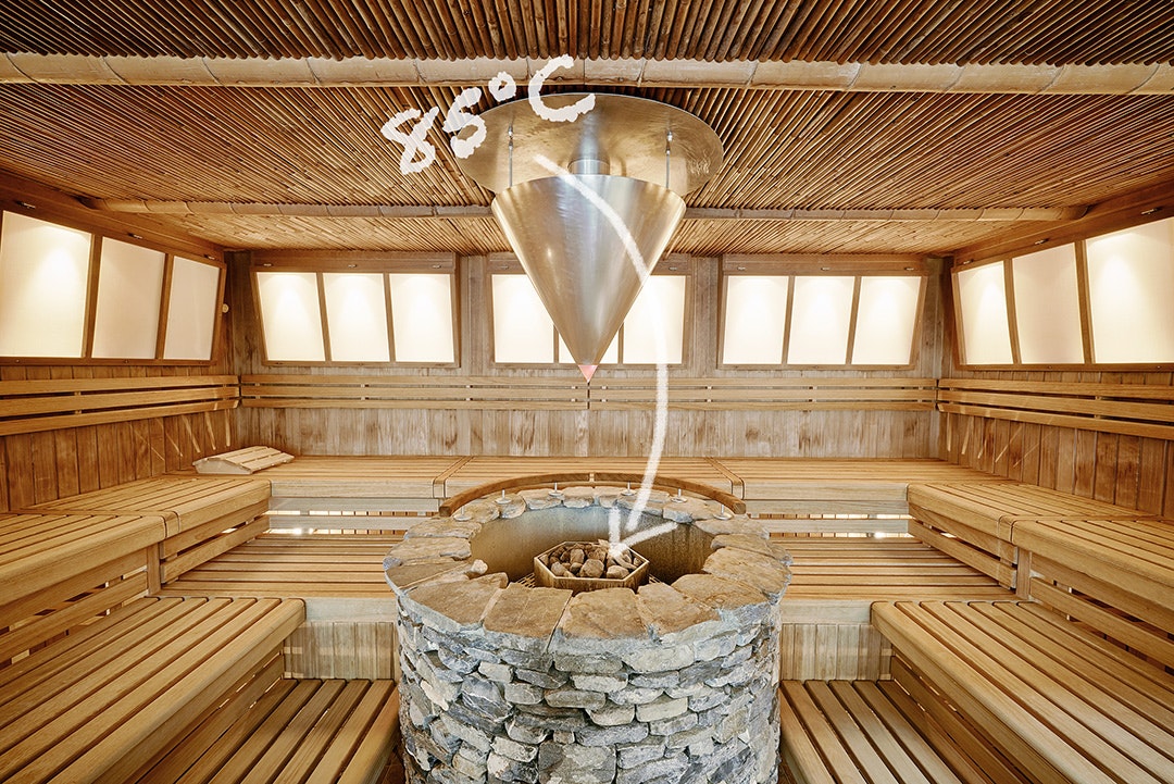 Zen Sauna in Bamboo Saunalandschaft im BEATUS