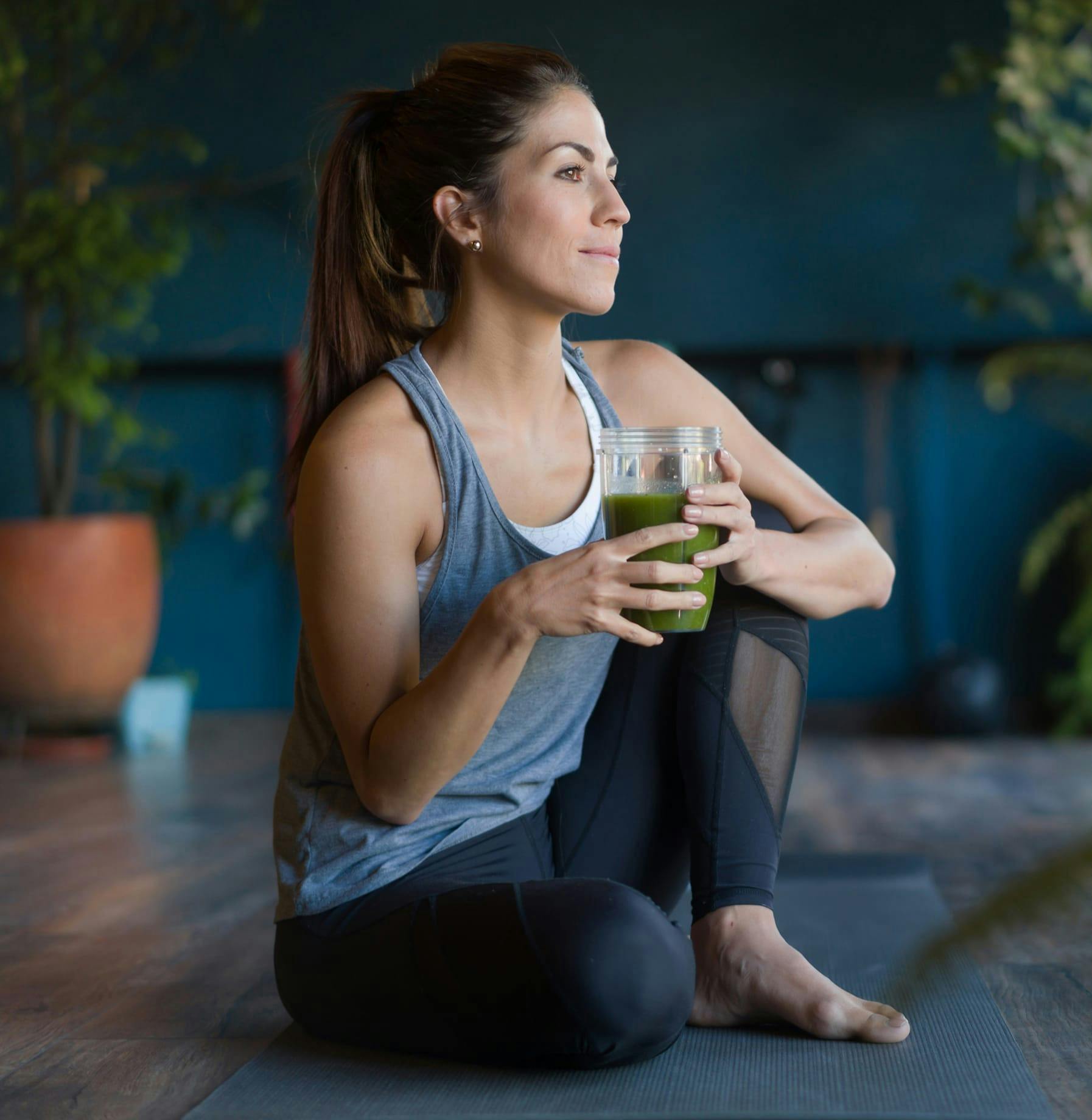 woman in workout gear